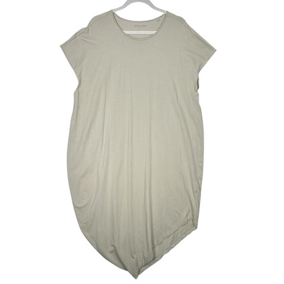 Universal Standard Geneva Tshirt Dress Womens Large Iconic Midi Minimalist Green - Picture 1 of 5